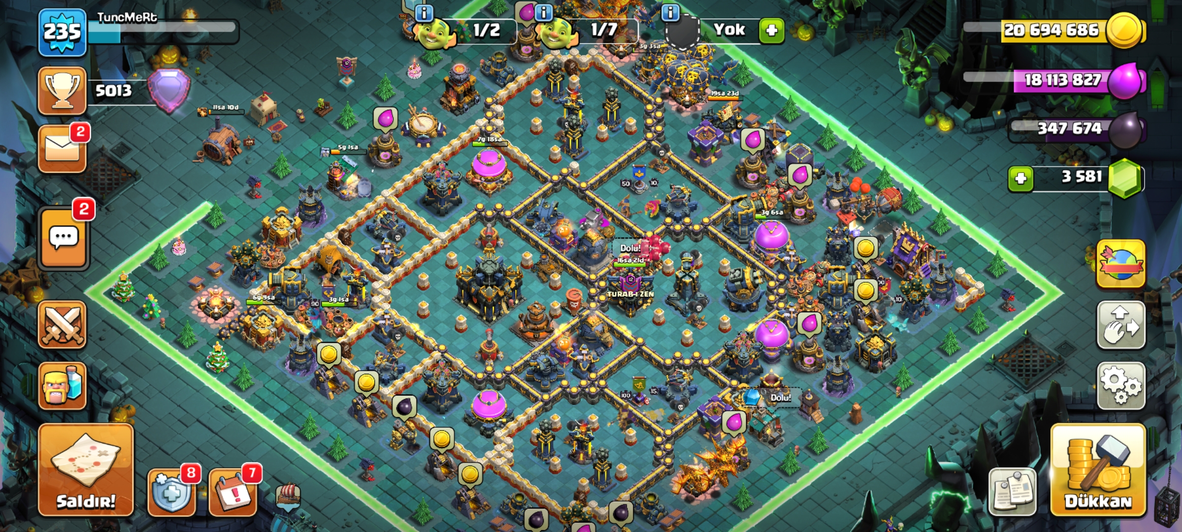 Max clash of clans hesap