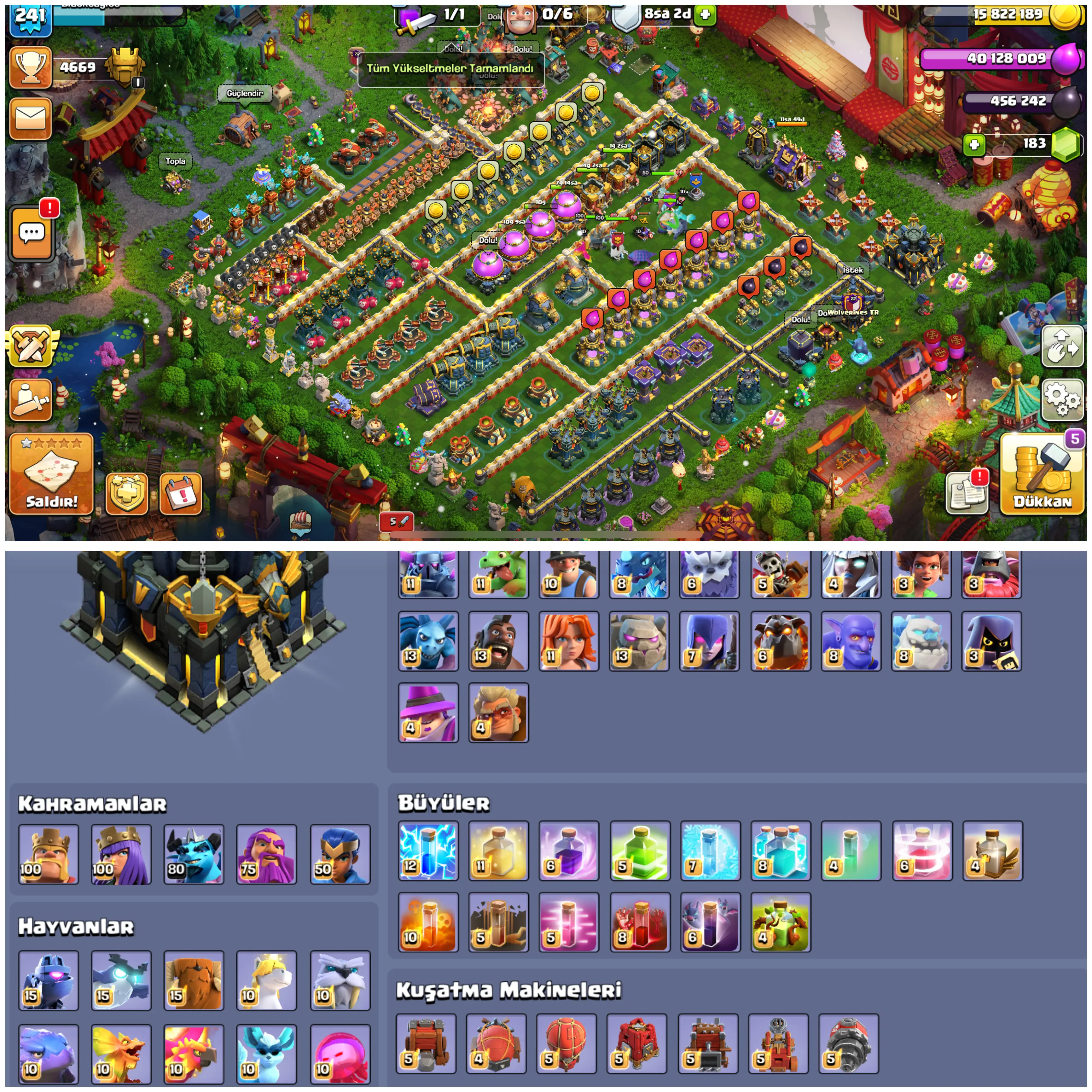 TH17⚡️COC | • TAMAMEN MAX + MAX HER ŞEY MAX